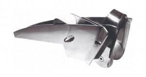 Роульс для якоря 7,5-15 кг с качающимся роликом, 76x420, нержавеющий, Marine Rocket