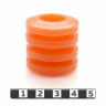 Комплект колец МУВП К2 из 4 штук, замена цельной втулки МУВП 1-25 , K72/темно-оранжевый, 33-01-037K2W-poly  