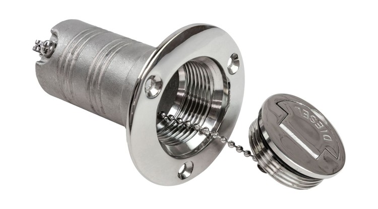 Горловина заливная для дизтоплива 38 мм, Marine Rocket, арт. BD060338Diesel_MR,          MARINE ROCKET 