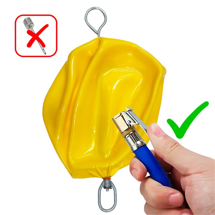 Буй с вертлюгом и рымом 60х95 см., желтый, арт. 10005504,          Majoni 