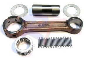 Шатун с пальцем вала и подшипниками Yamaha 25J, 30D, 6J8-11651-00, RTT-6J8-11650-00, арт. RTT-6J8-11650-00,          Rivertec 