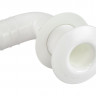 Разъем водосброса угловой под шланг 1" (25 мм), белый, арт. 39549, Nuova Rade Разъем водосброса угловой под шланг 1" (25 мм), белый, арт. 39549, Nuova Rade