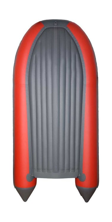 Надувная лодка ПВХ, Адмирал 360 НДНД, роульс, рым, накладки, красный/серый, арт. NF-00000830_RRN_RG,          Адмирал 