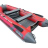 Надувная лодка ПВХ, Адмирал 360 НДНД, роульс, рым, накладки, красный/серый, арт. NF-00000830_RRN_RG,          Адмирал 