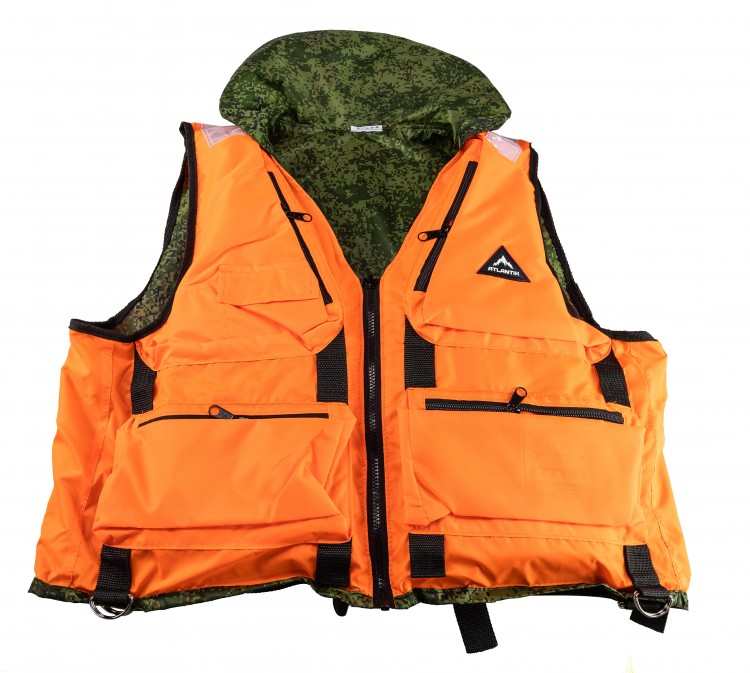 Жилет спасательный универсальный 60-100 кг Атлантик PRO, цифра, арт. atlantik_pro_60-100kg_cifra,          Атлантик 