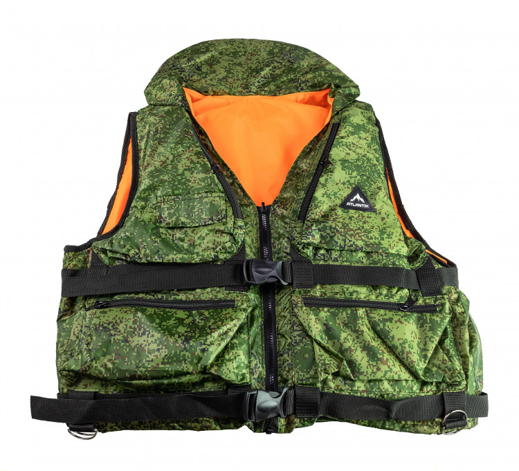 Жилет спасательный универсальный 60-100 кг Атлантик PRO, цифра, арт. atlantik_pro_60-100kg_cifra,          Атлантик 