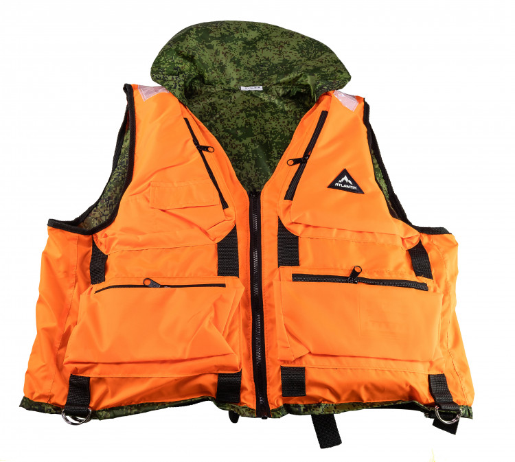 Жилет спасательный универсальный 60-100 кг Атлантик PRO, цифра, арт. atlantik_pro_60-100kg_cifra,          Атлантик 