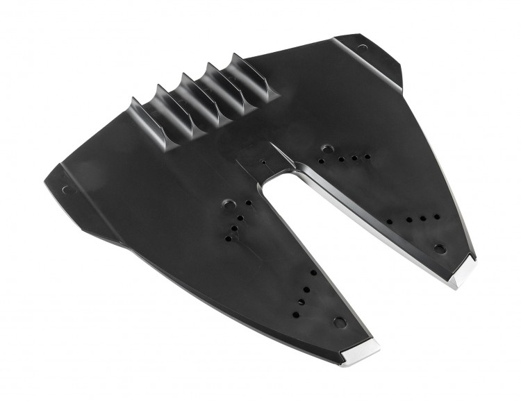 Гидрокрыло для подвесного лодочного мотора 40-350 л.с. черное, установка без сверления антикавитационной плиты, арт. 74644,          SportMarine 