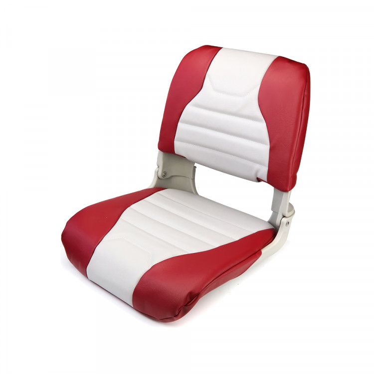 Кресло складное мягкое Skipper, серый/красный 