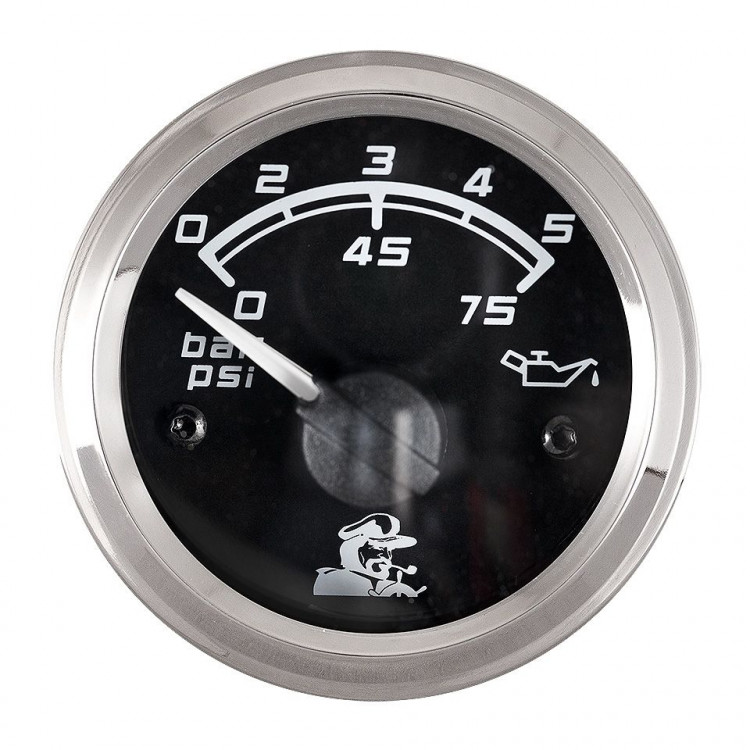 Указатель давления масла, черный циферблат, арт. 10252234,          Мореман  Указатель давления масла, черный циферблат, арт. 10252234,          Мореман