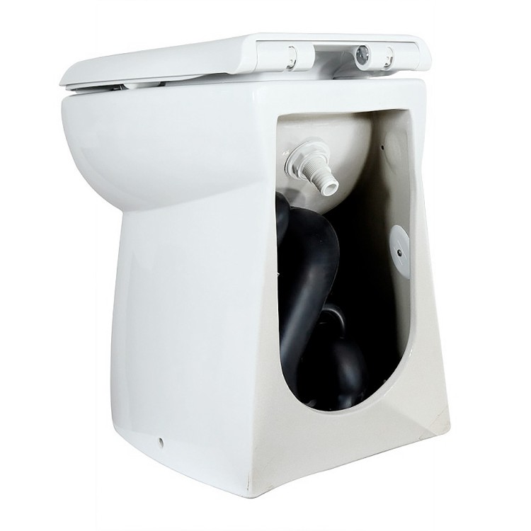 Унитаз Silent Luxury High, с эффектом вакуумного смыва, 12 В, арт. 10270617,          Matromarine 