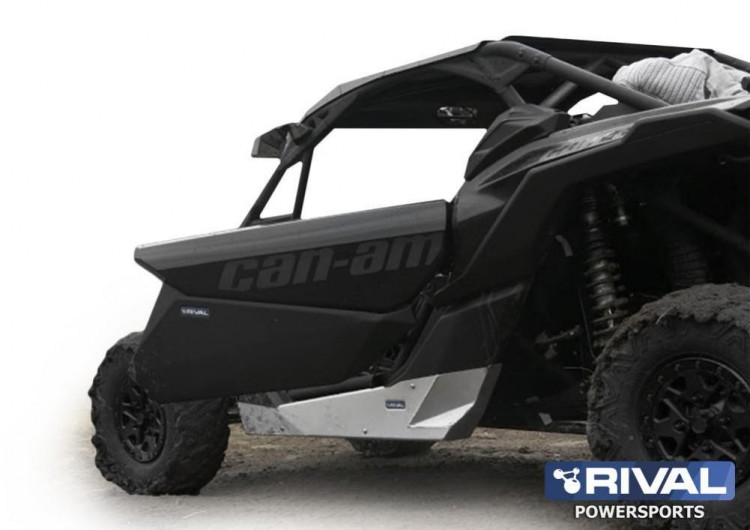 Нижние панели дверей Can-am Maverick X3 (2017-) + комплект крепежа, арт. 444.7247.1-riv,          Rival 