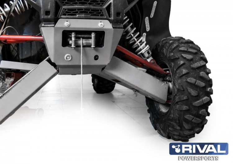 Комплект крепления лебедки UTV Polaris RZR 1000 (2 части) (2013-), арт. 444.7419.2-riv,          Rival 