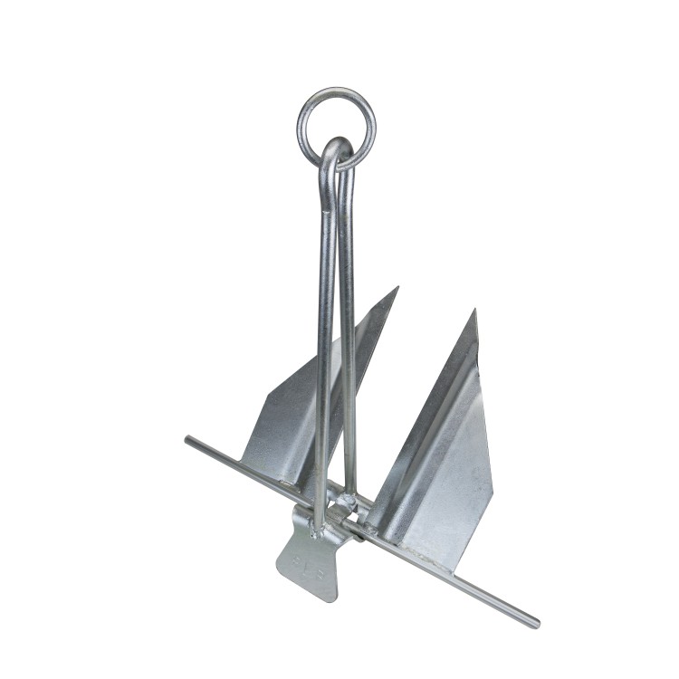 Якорь Skipper Дэнфорта 16 фунтов подходит для лодки длиной 32 фута, вес 9кг, арт. SK80K05C-ts,  