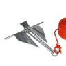 Якорь Skipper Дэнфорта 16 фунтов подходит для лодки длиной 32 фута, вес 9кг, арт. SK80K05C-ts,  
