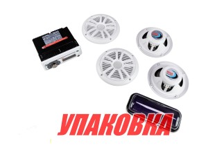 Морская аудиосистема 1DIN BOSS MCK508WB.6 (комплект4+MRC5) (упаковка из 3 шт.)