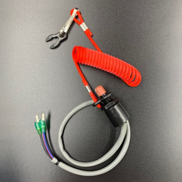 Кнопка аварийной остановки двигателя с чекой Suzuki DT9.9-15 (Omax), арт. 37830-89E02-TW,          OMAX 