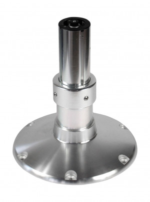 Стойка под сиденье HEAVY DUTY регулируемая 295-395 мм "газлифт", стойка 73 мм, основание 300 мм