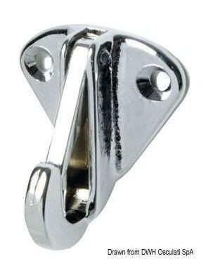 Крючок с защелкой на плоском основании, арт. 09-172-01,          Osculati 