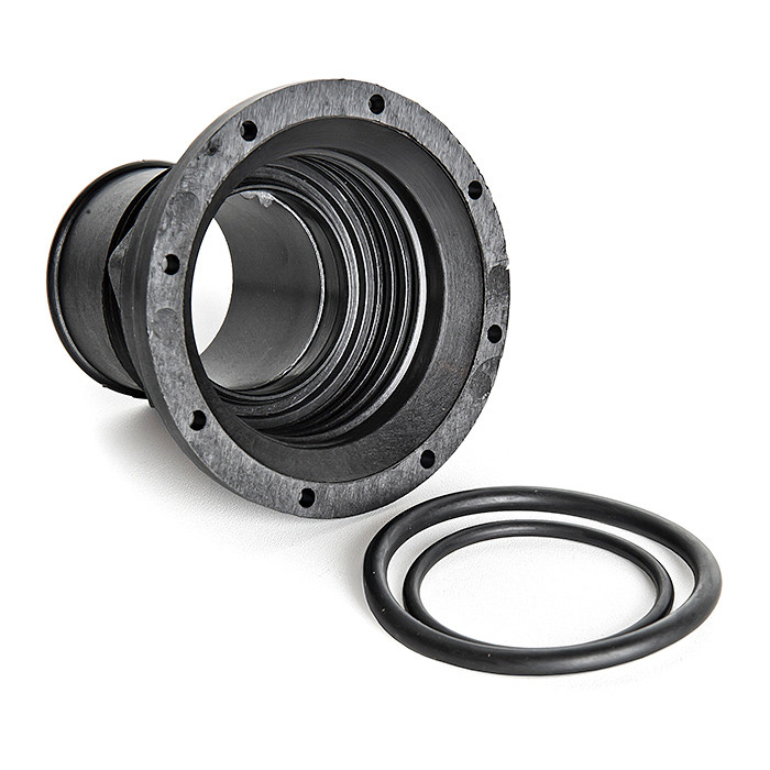 Патрубок заливной 50мм. прямой, пластик, арт. 43366,          Nuova Rade 