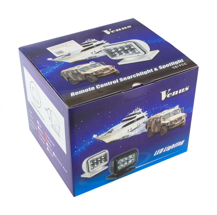 Прожектор с дистанционным управлением, черный корпус, галоген, брелок, модель 310, арт. SL31041CB12VSS,          Allremote  Прожектор с дистанционным управлением, черный корпус, галоген, брелок, модель 310, арт. SL31041CB12VSS,          Allremote