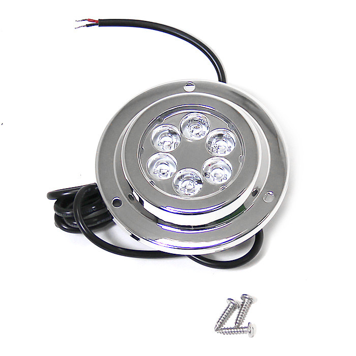 Светильник светодиодный подводный, нержавеющая сталь, свет белый, арт. E019018,          Anheart Marine 