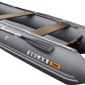 Надувная лодка ПВХ, SOLAR-380 К (Максима), серый, арт. SLR380k_max_grey,          SOLAR 
