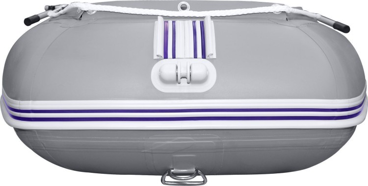 Надувная лодка ПВХ, SOLAR-380 К (Максима), серый, арт. SLR380k_max_grey,          SOLAR 