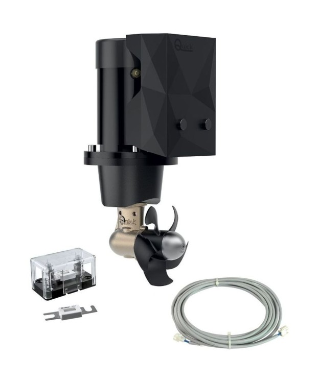 Подруливающее устройство Quick, D140mm, 40KGF, 12 В, (TCDEX12 - NO TNL), арт. FGBT14040120K16-S,  