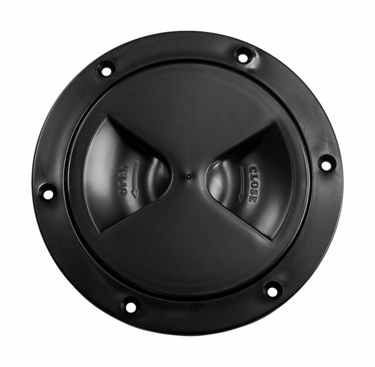 Лючок палубный 125 мм, черный, арт. 20-206-20,          Osculati  Лючок палубный 125 мм, черный, арт. 20-206-20,          Osculati