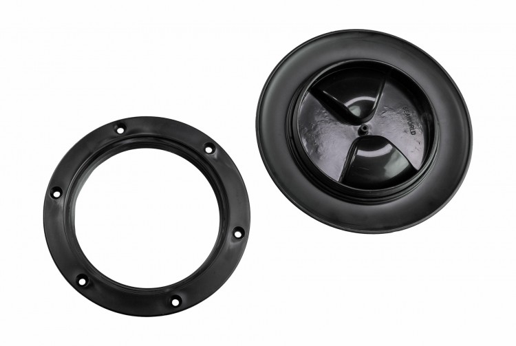 Лючок палубный 125 мм, черный, арт. 20-206-20,          Osculati  Лючок палубный 125 мм, черный, арт. 20-206-20,          Osculati