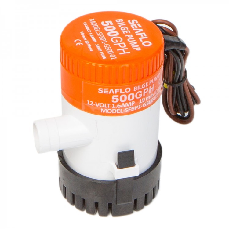 Помпа водооткачивающая SeaFlo трюмная 500 галлон/час, патрубок 19 мм, 12V, SFBP1-G500-01-ts, арт. SFBP1-G500-01-ts,          SeaFlo  Помпа водооткачивающая SeaFlo трюмная 500 галлон/час, патрубок 19 мм, 12V, SFBP1-G500-01-ts, арт. SFBP1-G500-01-ts,          SeaFlo