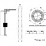 Датчик уровня 600 мм, 240-33 Ом, S5, арт. LS0600S5USMR,          MARINE ROCKET 