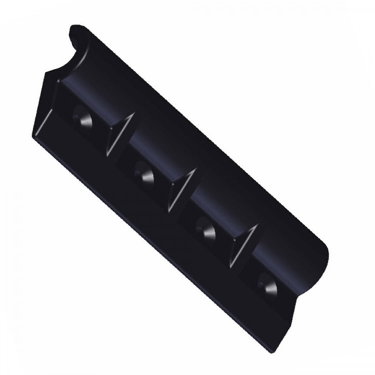 Комплект передвижных креплений сиденья для лодок НДНД , длина 120 мм, черный (4шт), SK-07120_4-ts, арт. SK-07120_4-ts,          Skipper 