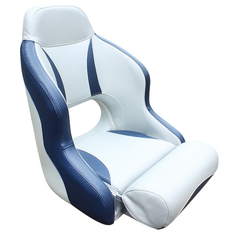 Кресло с болстером Skipper carbone, светло-серый с темно-синим, арт. 10265541,          Китай 