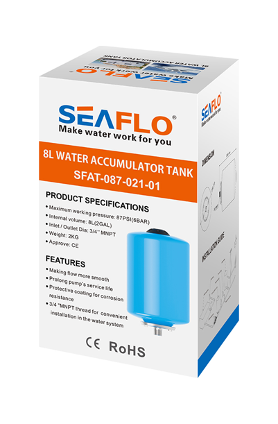 Накопительный бак для воды, SeaFlo, арт. SFAT08702101,          SeaFlo 