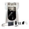 Унитаз "Deluxe", с эффектом вакуумного смыва, 24 В, арт. 10270619,          Matromarine 