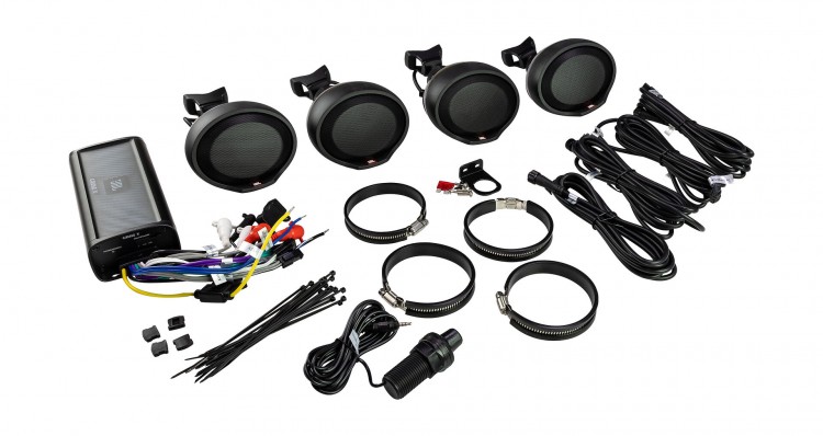 Аудиосистема влагозащищенная 4-канальная Bluetooth, JBL, арт. CRUISEX,          JBL 