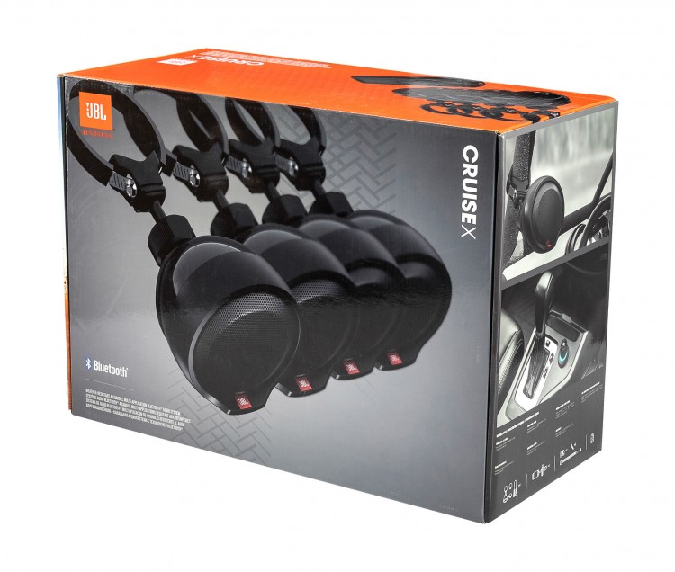 Аудиосистема влагозащищенная 4-канальная Bluetooth, JBL, арт. CRUISEX,          JBL 