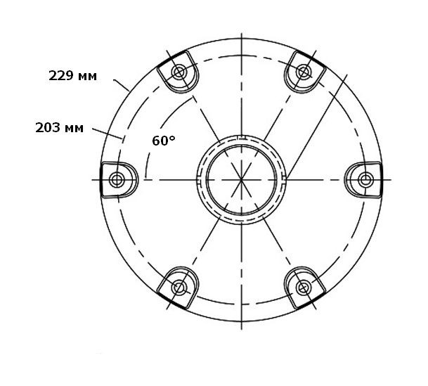 Стойка под сиденье COLUMBIA 450 мм, диаметр 73 мм, основание 230 мм, арт. 1240018,          Springfield  Стойка под сиденье COLUMBIA 450 мм, диаметр 73 мм, основание 230 мм, арт. 1240018,          Springfield