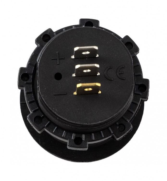 Вольтметр цифровой 6-30 В и амперметр, 0-10А, арт. AES1118SB010,          AES.Co 