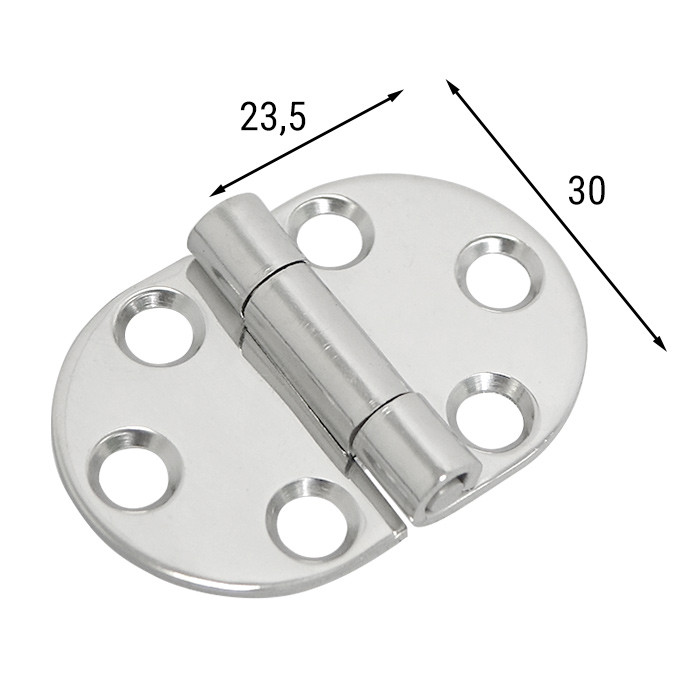 Петля неразъемная 47х30х1,5 мм, арт. 006062,          Homer 