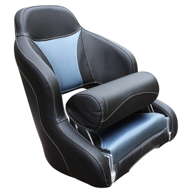 Кресло с болстером Skipper carbone, черный с темно-серым, арт. 10265542,          Китай 