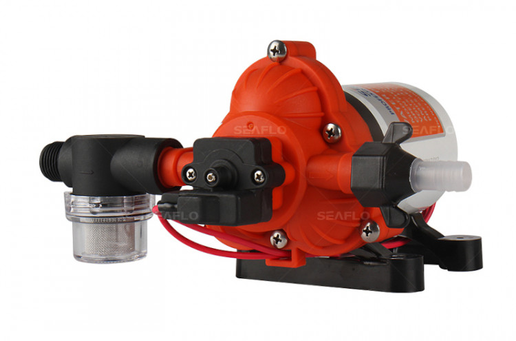 Трехкамерный мембранный насос 33 SERIES 11,3 л/мин, 24В, арт. SFDP2-030-045-33,          SeaFlo 