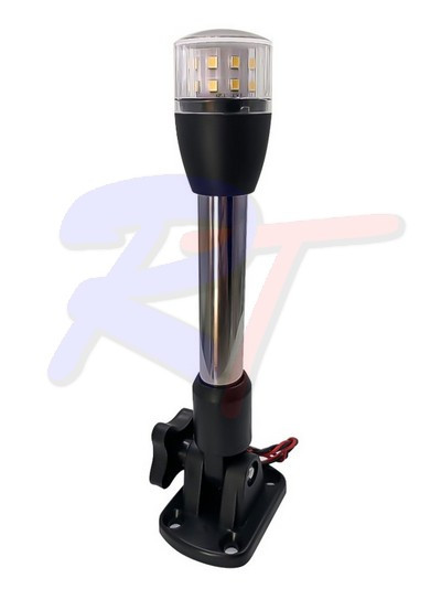 Огонь навигационный топовый, светодиодный, на складной стойке, RTA-01122, арт. RTA-01122,          Rivertec  Огонь навигационный топовый, светодиодный, на складной стойке, RTA-01122, арт. RTA-01122,          Rivertec