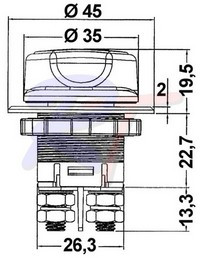 Выключатель массы, RTJ-14385-20, арт. RTJ-14385-20,          Rivertec 