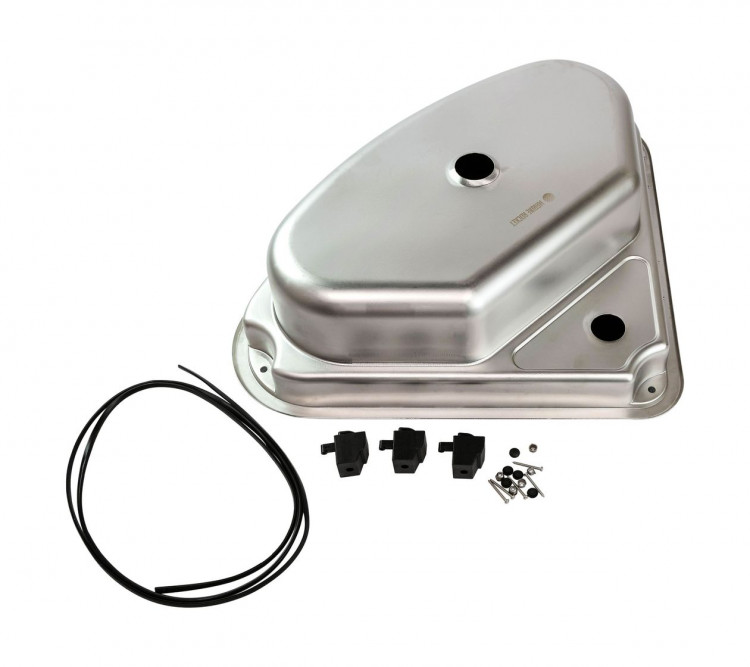 Мойка угловая правая, стеклянная крышка, арт. MR610RSS,          MARINE ROCKET 