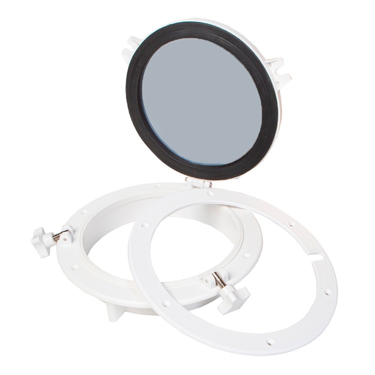 Иллюминатор круглый, 210 мм, белый, арт. 10252382,          SeaFlo 