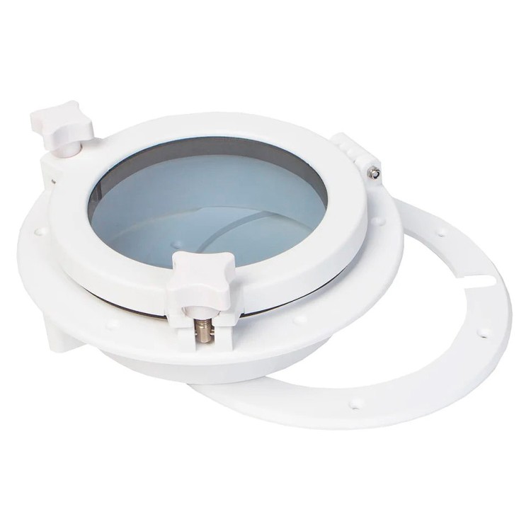 Иллюминатор круглый, 210 мм, белый, арт. 10252382,          SeaFlo 