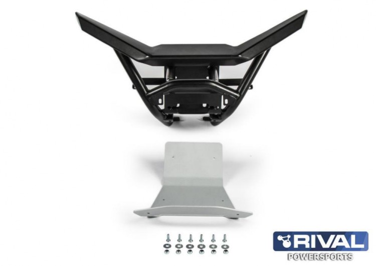 Бампер передний BRP Can-Am Maverick X3 / X3 MAX + комплект крепежа, арт. 444.7269.1-riv,          Rival 